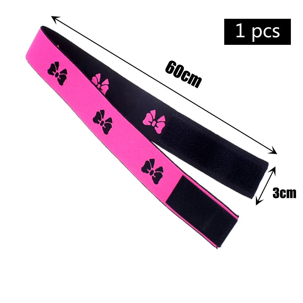 Fashion Hair Elastic Band for Wigs Adjustable Edge Scarf Elastic Headband with Magictape for Women Lace Wigs