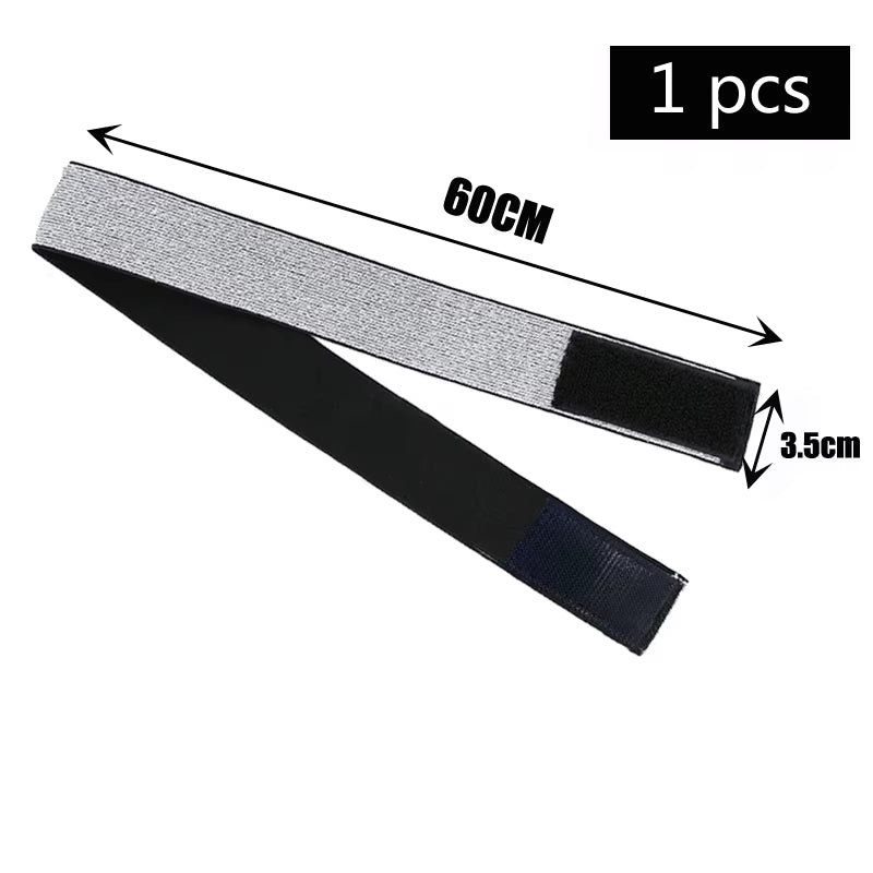 Fashion Hair Elastic Band for Wigs Adjustable Edge Scarf Elastic Headband with Magictape for Women Lace Wigs