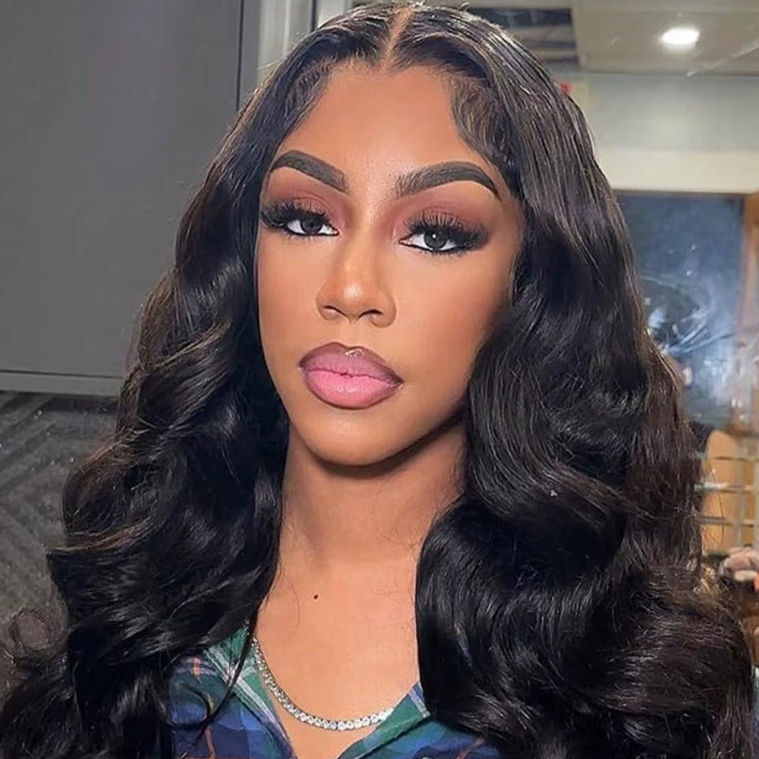 40 Inch 200% Density Wear and Go Glueless Wigs Human Hair Pre Plucked Pre Cut 13X4 HD Lace Wigs Body Wave Lace Front Wigs