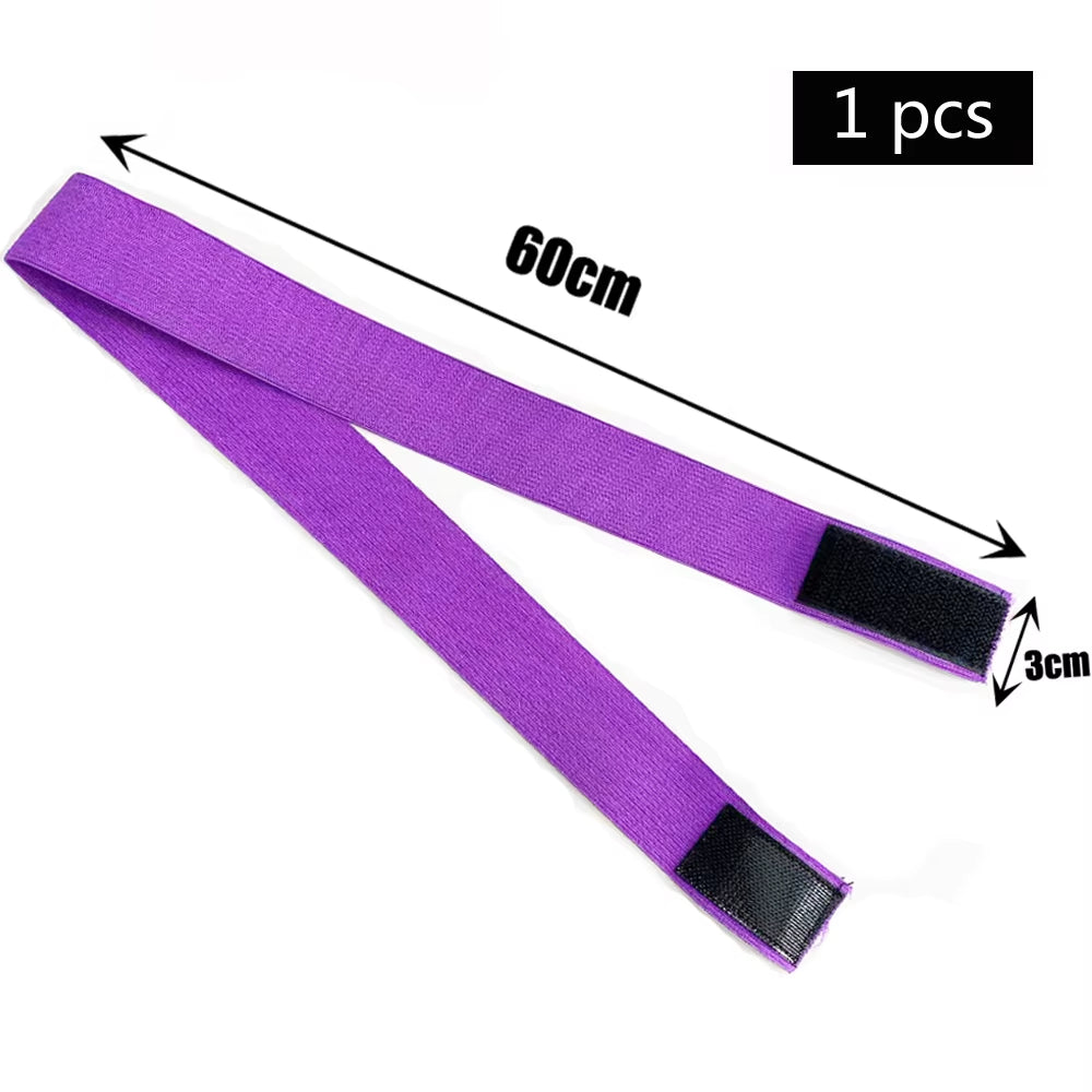 Fashion Hair Elastic Band for Wigs Adjustable Edge Scarf Elastic Headband with Magictape for Women Lace Wigs