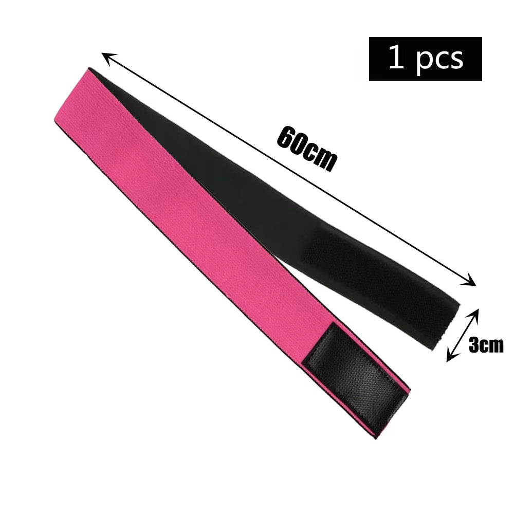 Fashion Hair Elastic Band for Wigs Adjustable Edge Scarf Elastic Headband with Magictape for Women Lace Wigs