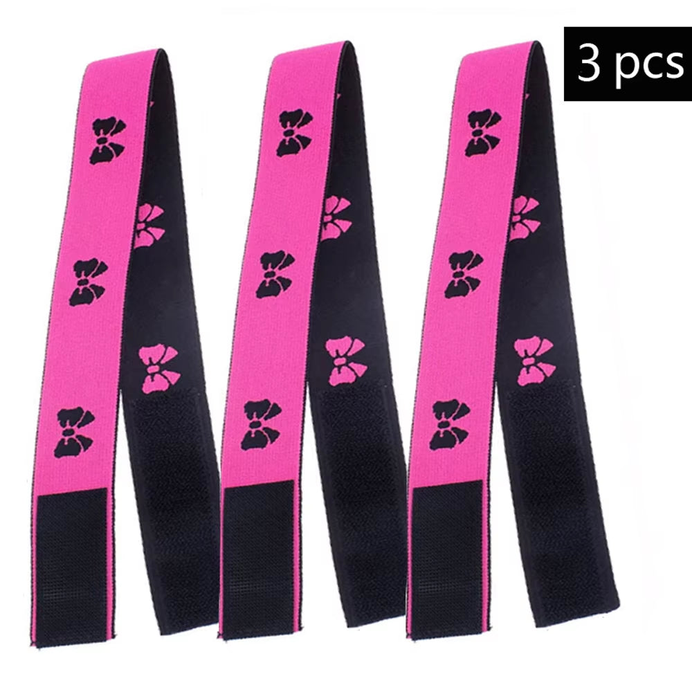 Fashion Hair Elastic Band for Wigs Adjustable Edge Scarf Elastic Headband with Magictape for Women Lace Wigs